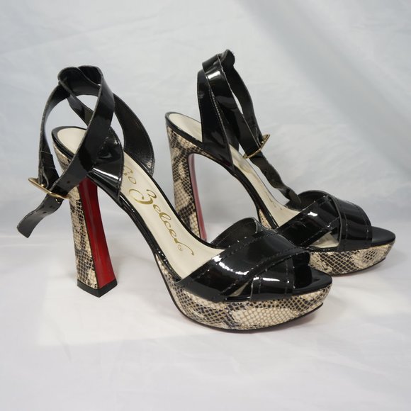 Sergio Zelcer Snakeskin High Heels 8 - Picture 1 of 8